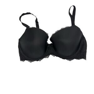 Victoria’s Secret 36DD Dream Angels Lined Demi Black Lace Bra
